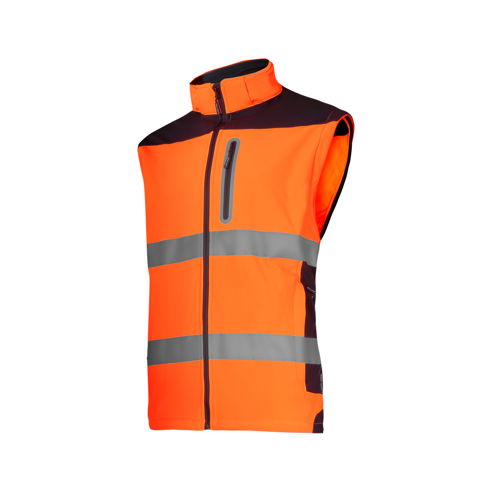 Kurtka soft-shell ostrzegawcza Lahti Pro L40922 – pomarańczowy