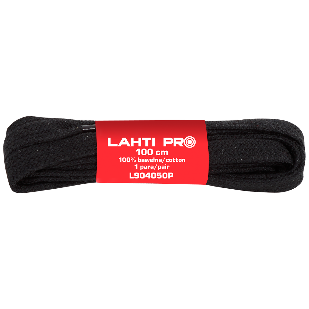 Sznurowadła do butów Lahti Pro L90405 – czarny