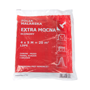Folia budowlana exktra mocna 4x5m 45mikronów F60001