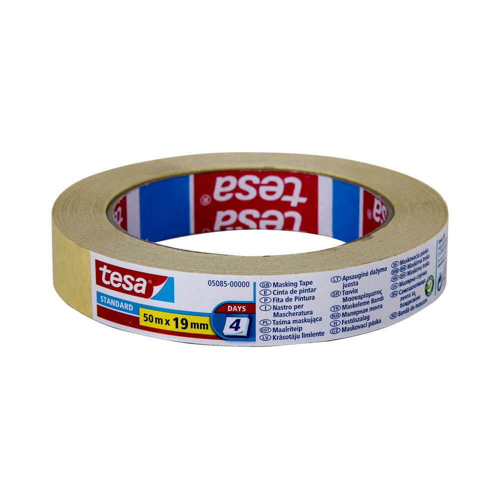 Taśma maskująca Standard 4 dni 50m:19 mm Tesa H0508500