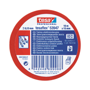 Taśma elektroizolacyjna 5000 V PCW 10m:15 mm czerwona Tesa H5398820