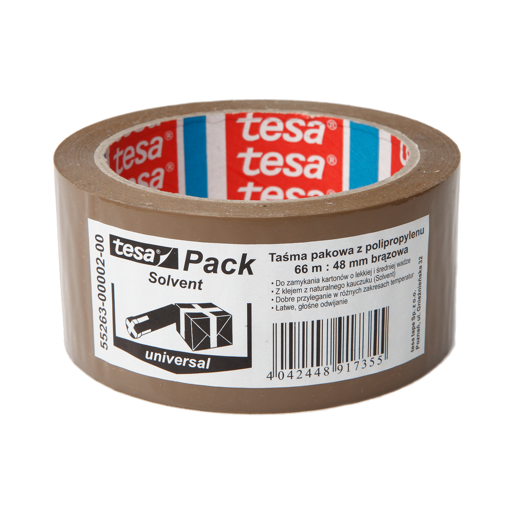 Taśma pakowa 66m:48 mm brązowa Tesa H5526302