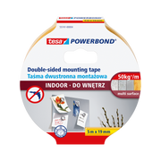 Taśma montażowa powerbond przezroczysta do wnętrz 5m:19 mm Tesa H5574104