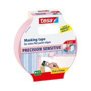 Taśma malarska do delikatnych podłoży sensitive 7dni różowa 25m x 25 mm Tesa H5626000