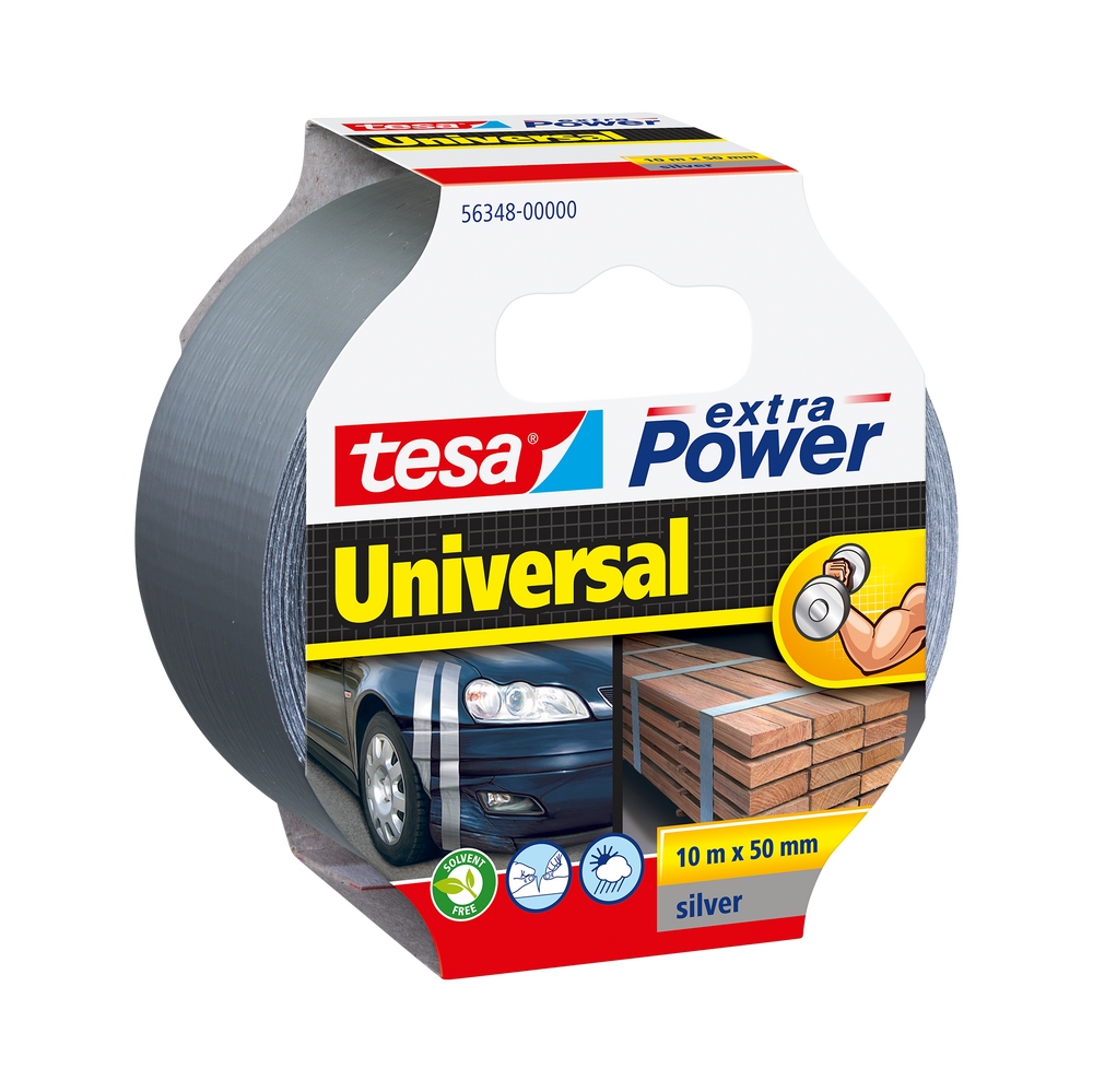 Taśma naprawcza duct tape 25m:50 mm srebrna Tesa H5638800