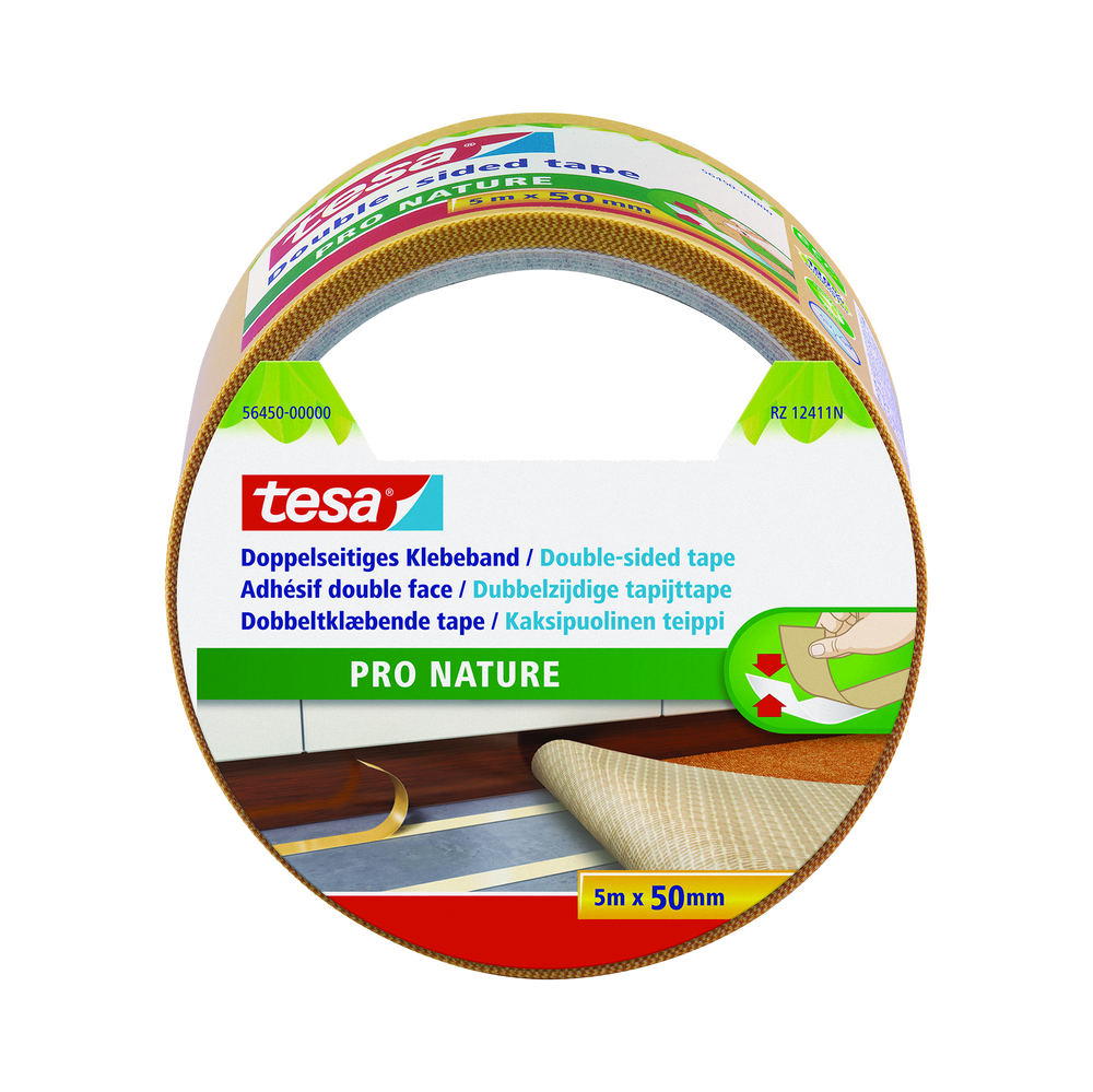 Taśma dwustronna eco fixation PRO nature 10m 50 mm Tesa H5645100