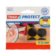 Podkładki filcowe okrągłe 22 mm brązowe Tesa H5789301