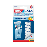 Płatki samoprzylepne tack 72 SZT.PRZEZROCZYST(H5940002)(H5940000) Tesa H5940800