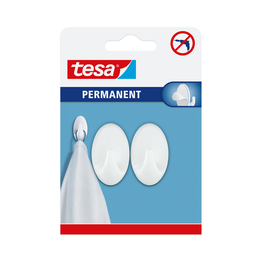 Haczyki samoprzylepne permanentne Tesa H6660200