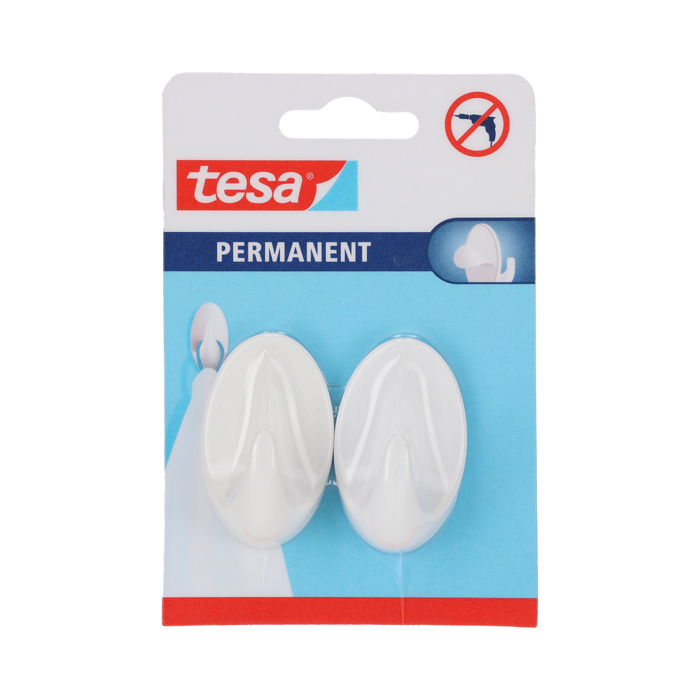 Haczyki samoprzylepne permanentne 2 sztuki Tesa H6660300