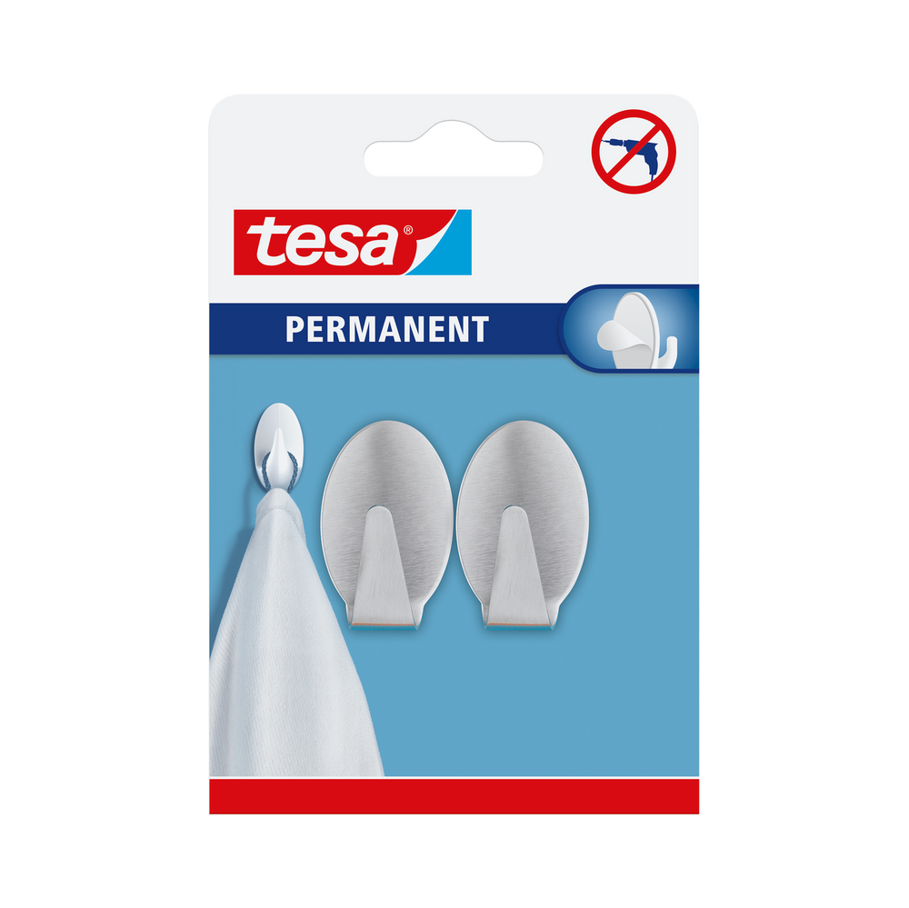 Haczyki samoprzylepne permanentne 2 sztuki Tesa H6661100