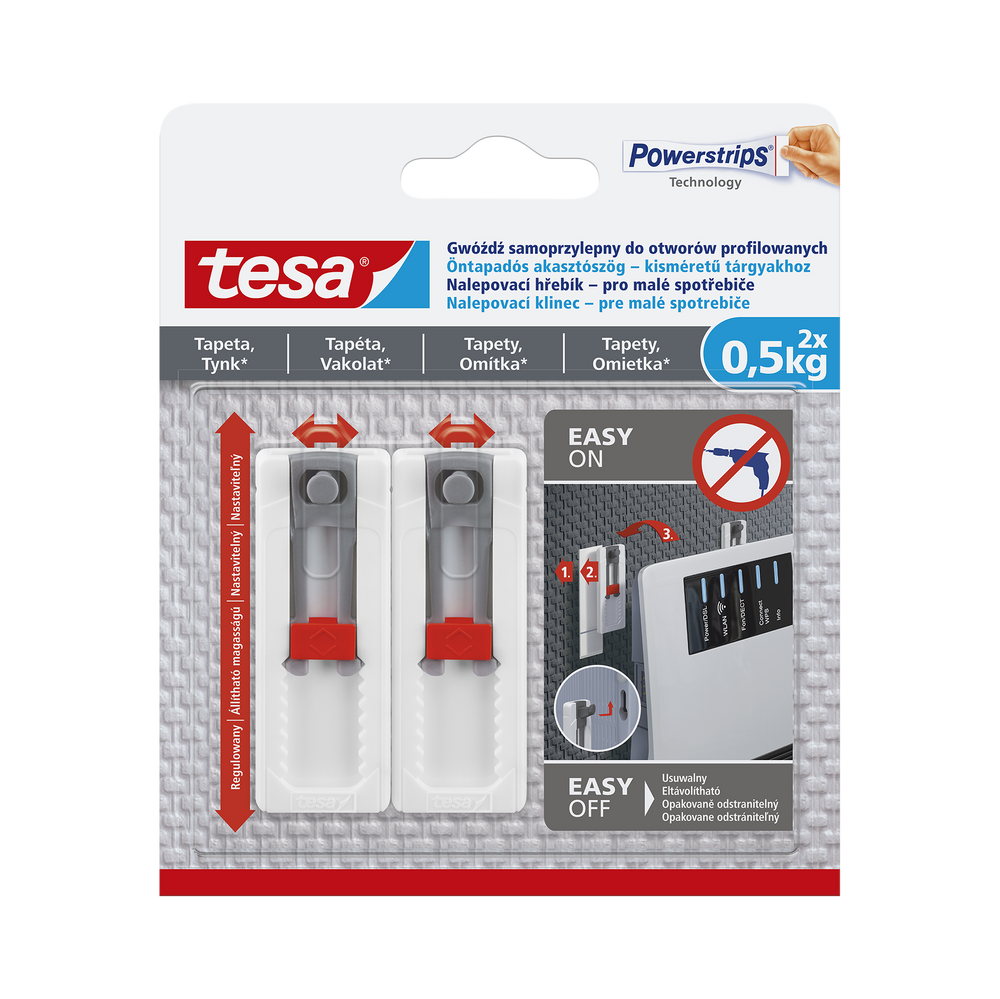 Gwoździe samoprzylepne 2 sztuki do 1 kg do elektronarzędzi (+3 pl.) Tesa H7778207