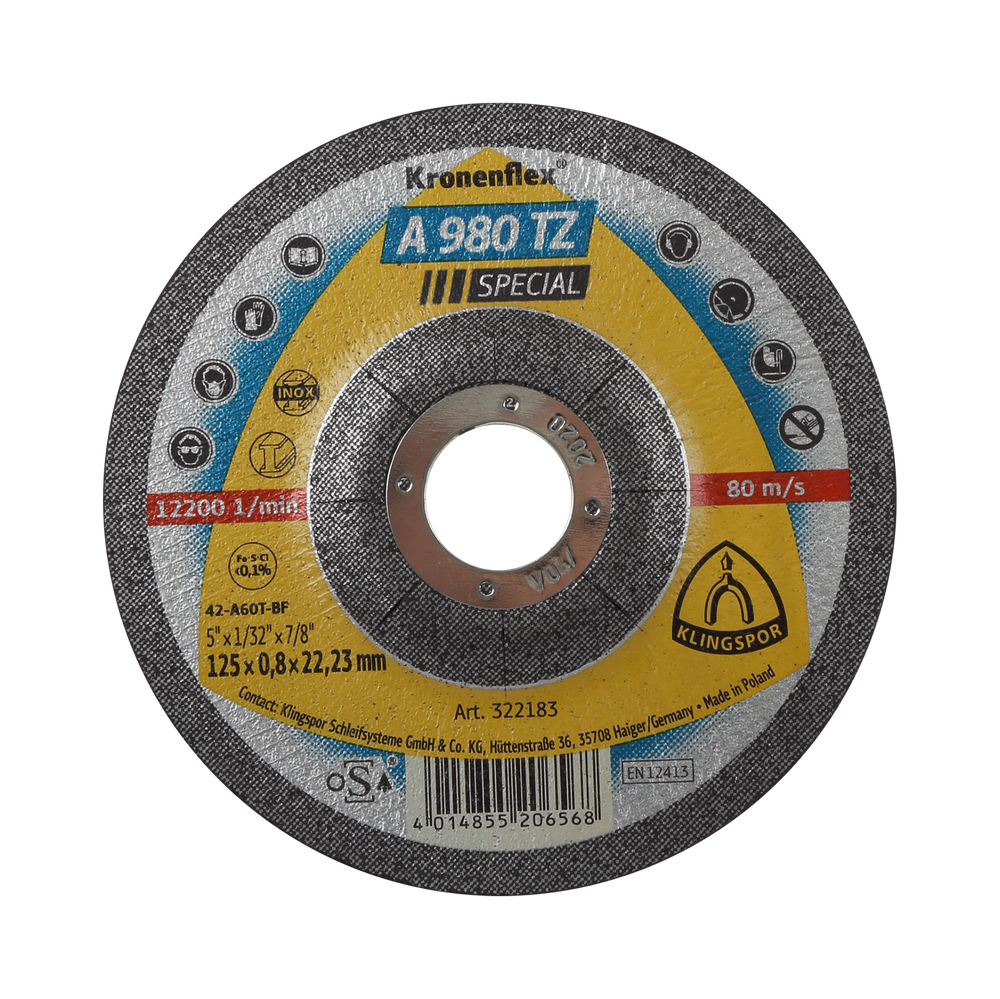 TARCZA DO CIĘCIA METALI Klingspor KL322182