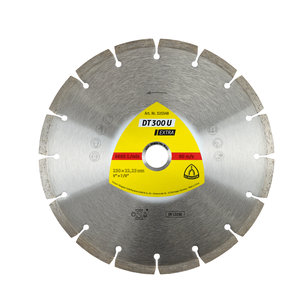 Tarcza diamentowa segmentowa 230x2,3x22 mm Klingspor KL325348