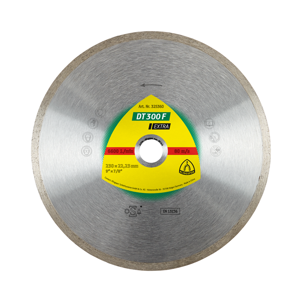 Tarcza diamentowa pełna 125x1,6x22,2 mm Klingspor KL325358