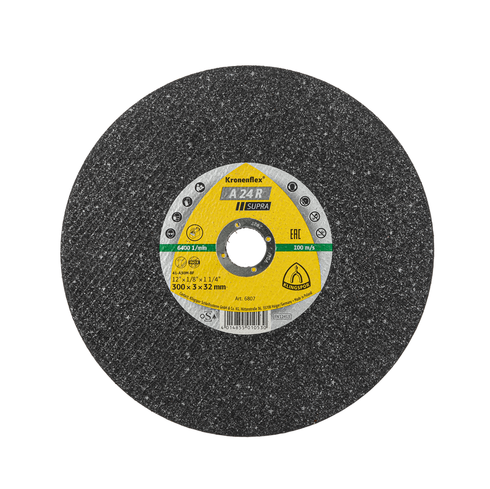 Tarcza cięcia stali A24R supra 300x30x32 sztuk 1 Klingspor KL6807