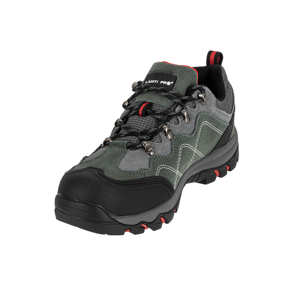 Półbuty S1P Lahti Pro L30410 – szaro-czerwone
