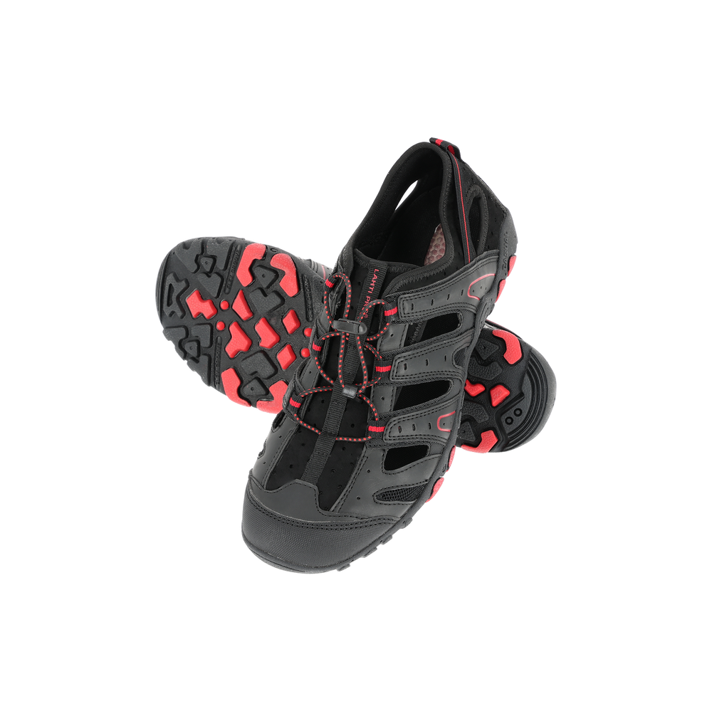 Sandały trekkingowe Lahti Pro L30615 – czarno-czerwone