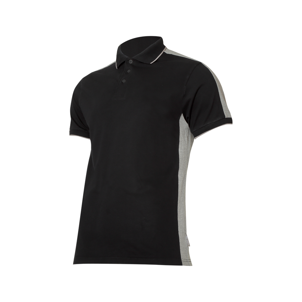 Koszulka polo Lahti Pro L40318 – czarny i szary