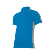 Koszulka polo Lahti Pro L40319 – niebieski i szary