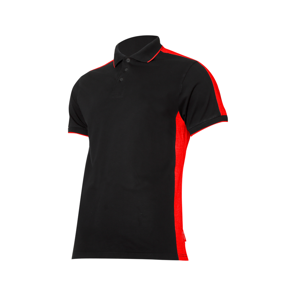 Koszulka polo Lahti Pro L40321 – czarno-czerwone