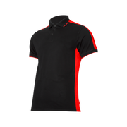 Koszulka polo Lahti Pro L40321 – czarno-czerwone