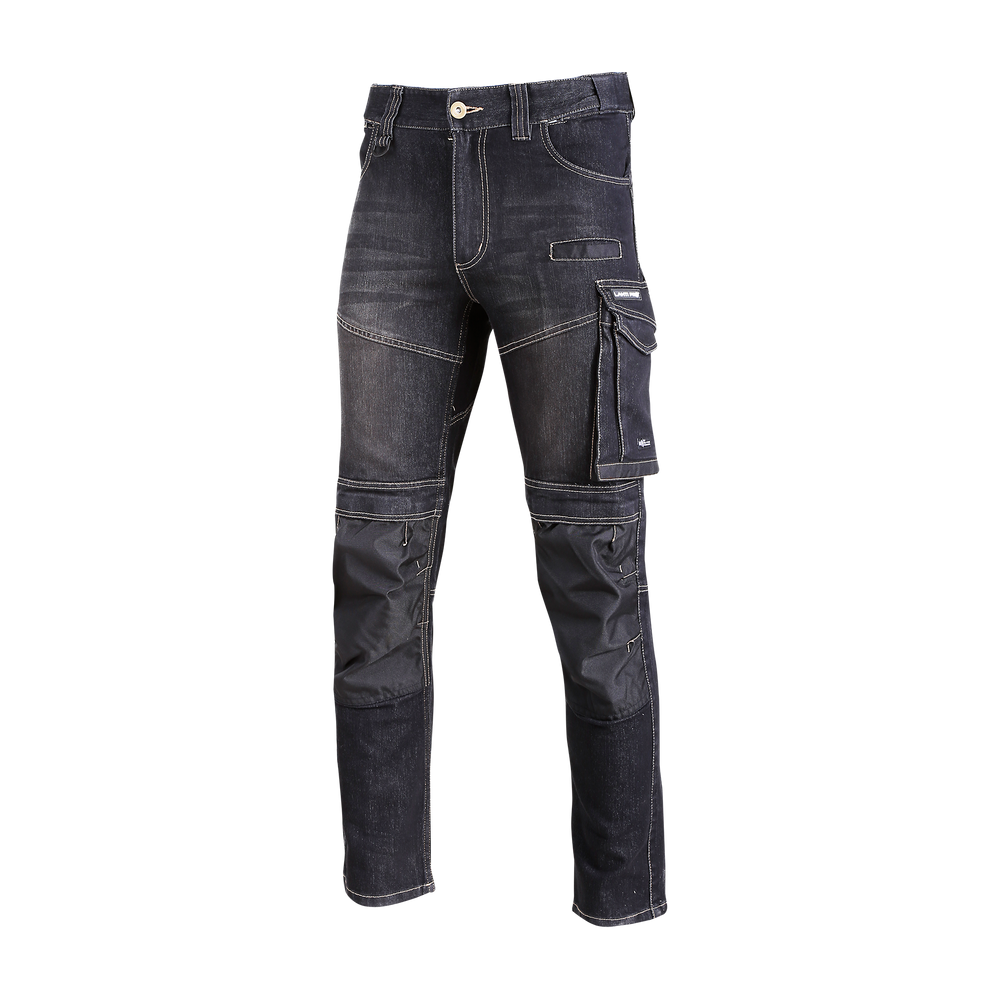 Spodnie jeansowe Lahti Pro L40517 – czarny