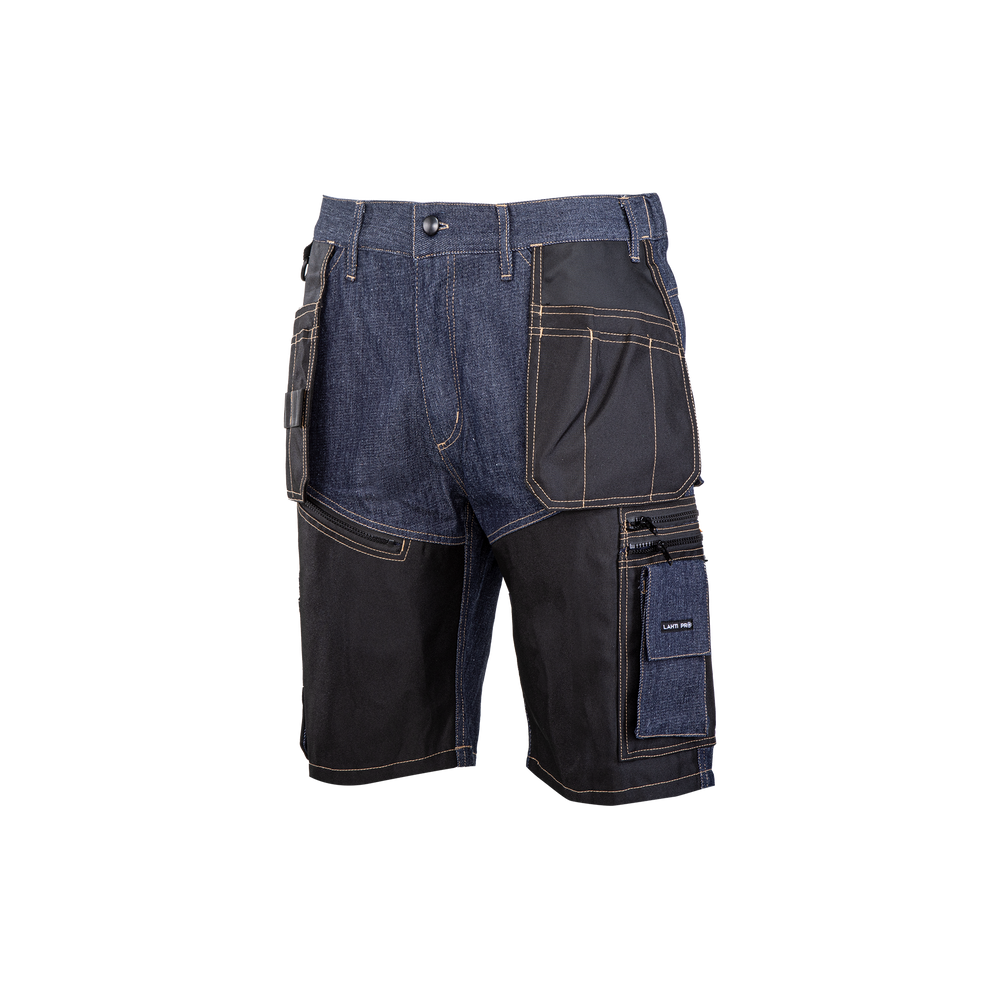Spodenki jeansowe Lahti Pro L40709 – granatowy fjord