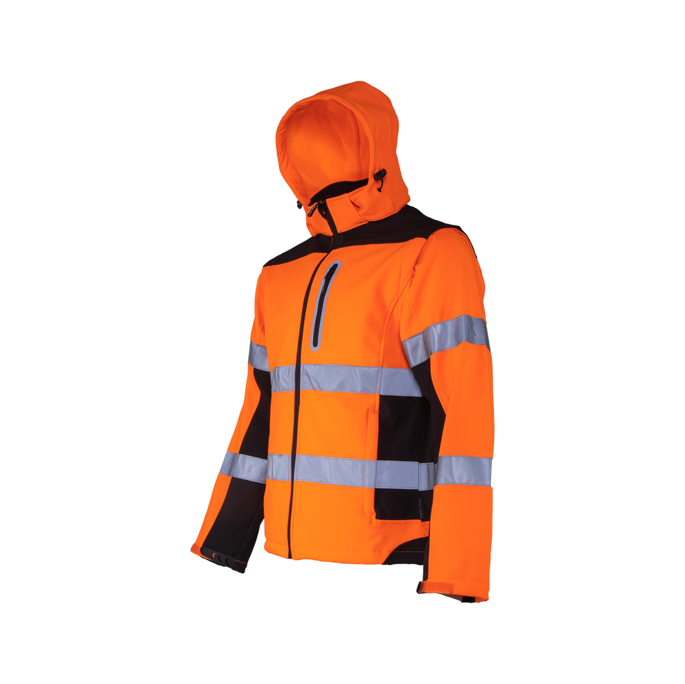 Kurtka soft-shell ostrzegawcza Lahti Pro L40922 – pomarańczowy