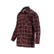 Koszula flanelowa w kratę Lahti Pro L41813 - bordowy