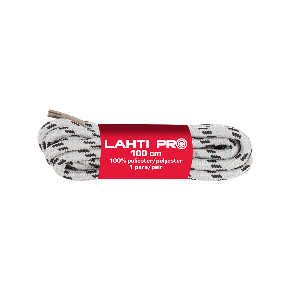 Sznurowadła do butów Lahti Pro L90404 – szary i czarny