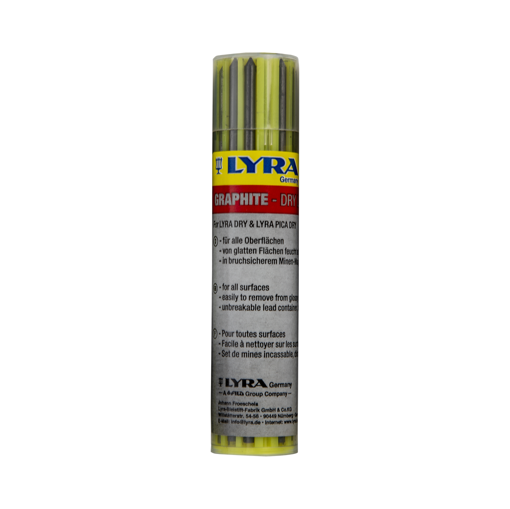 Wkłady wymienne do markerów grafitowe 12 szt.. lyra-dry LY499102