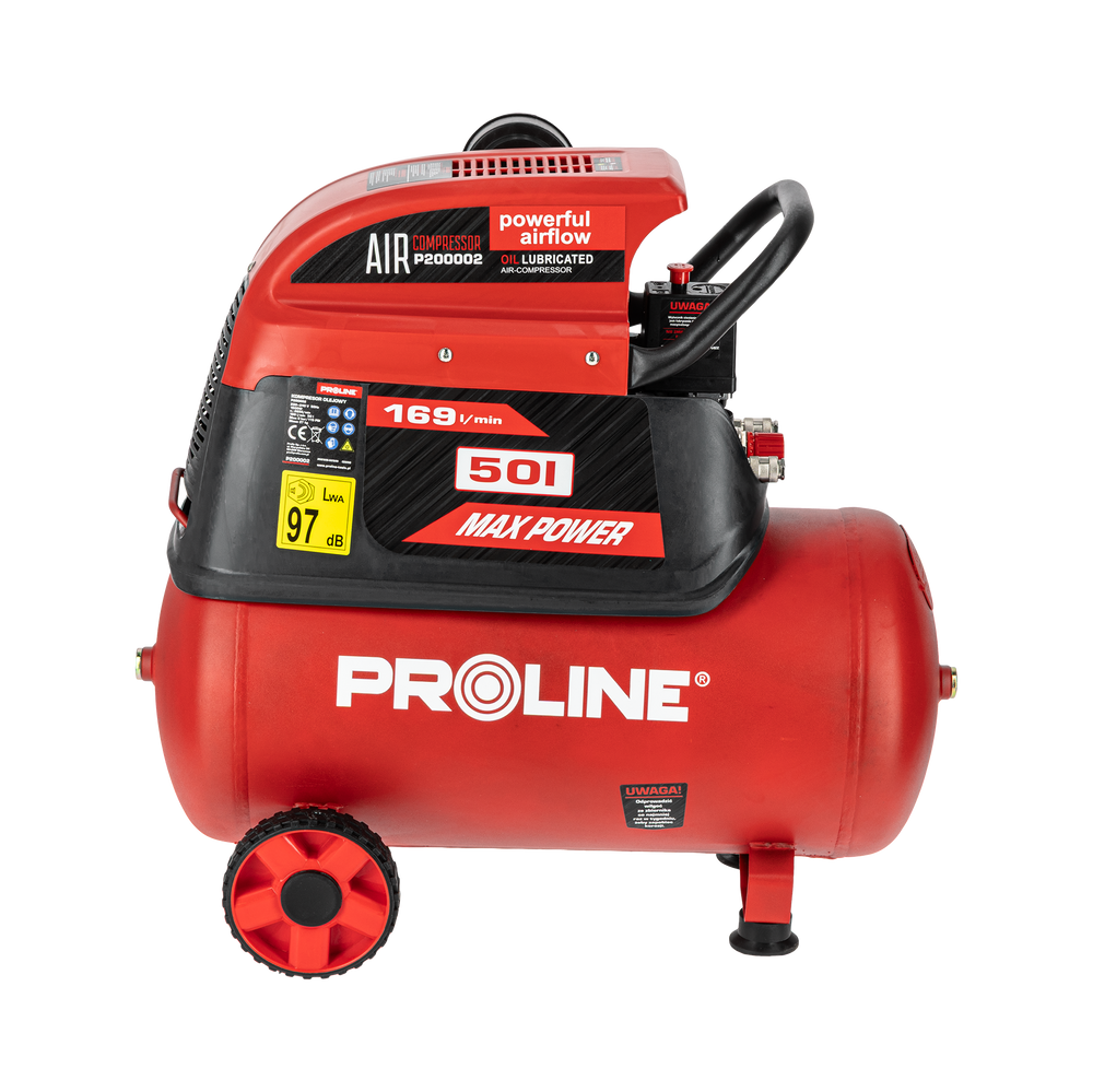 Kompresor olejowy sprężarka powietrza 50 L 8bar Proline P200002