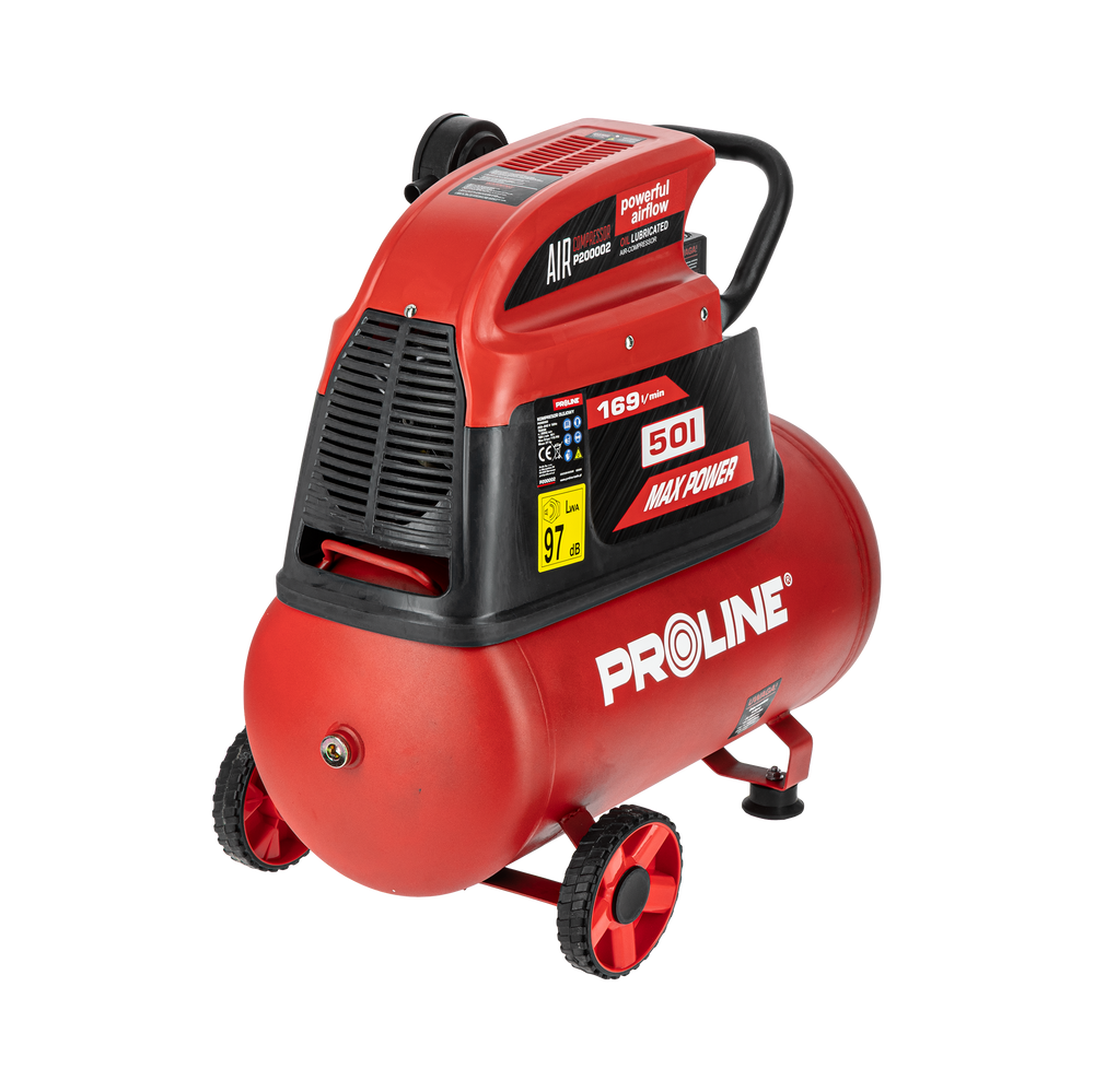 Kompresor olejowy sprężarka powietrza 50 L 8bar Proline P200002
