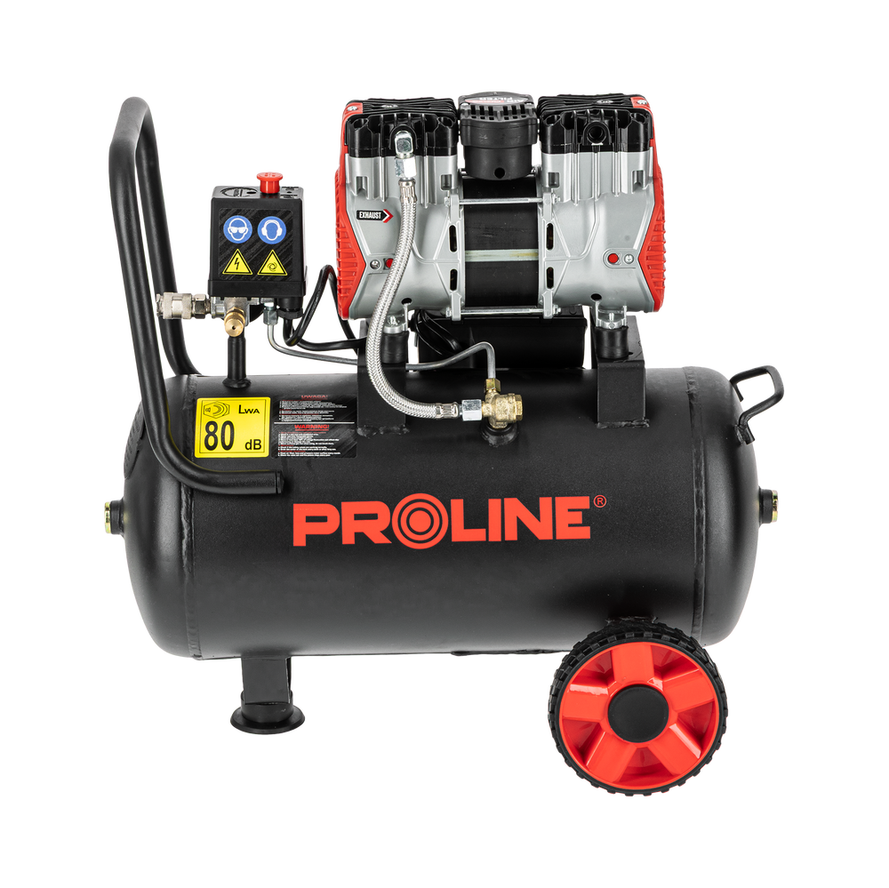 Kompresor bezolejowy sprężarka powietrza 24 L 8bar Proline P200004