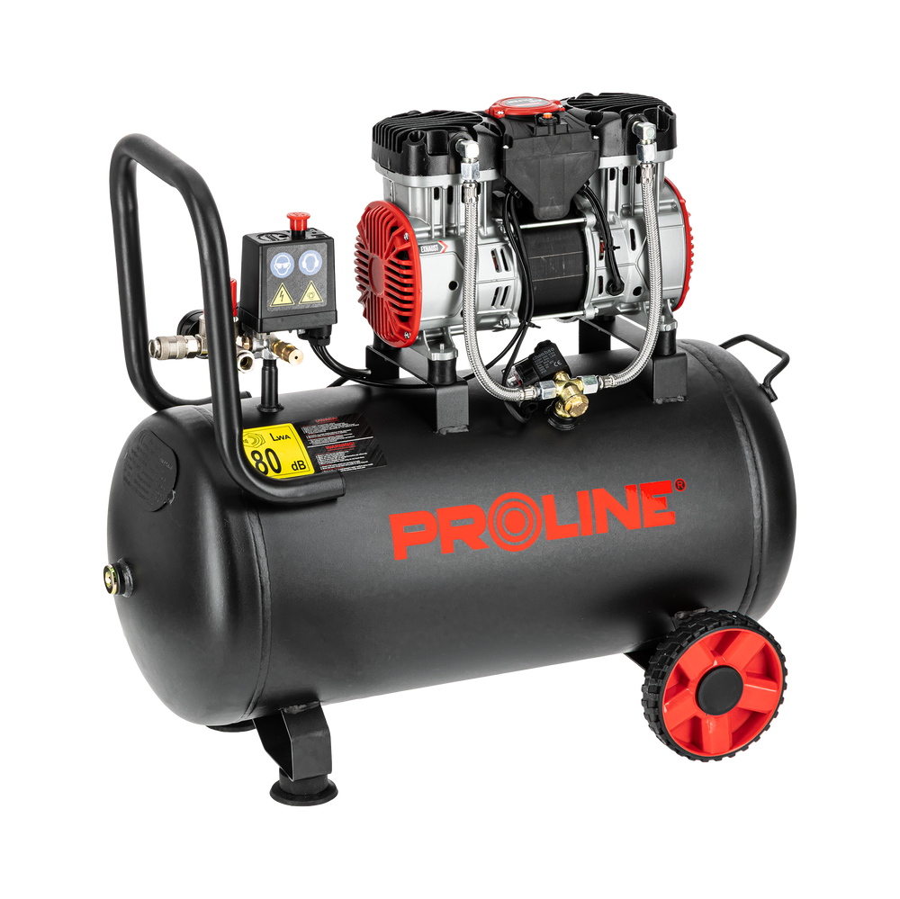 Kompresor bezolejowy sprężarka powietrza 50 L 8bar Proline P200005