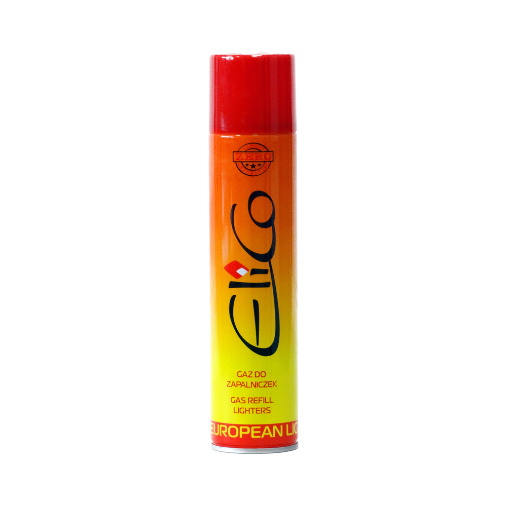 Duży gaz do zapalniczek 300 ml żarowych nabój kartusz gazowy 60204 Elico U60204