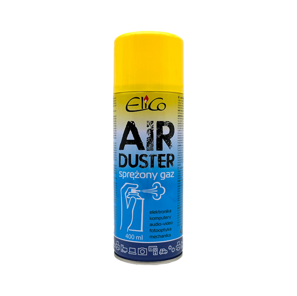 Sprężony gaz z rurką powietrze do czyszczenia 400ml air duster Elico U60800