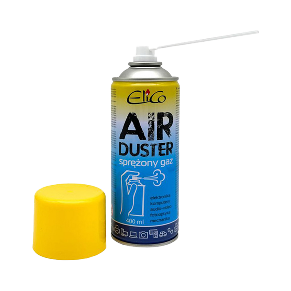 Sprężony gaz z rurką powietrze do czyszczenia 400ml air duster Elico U60800