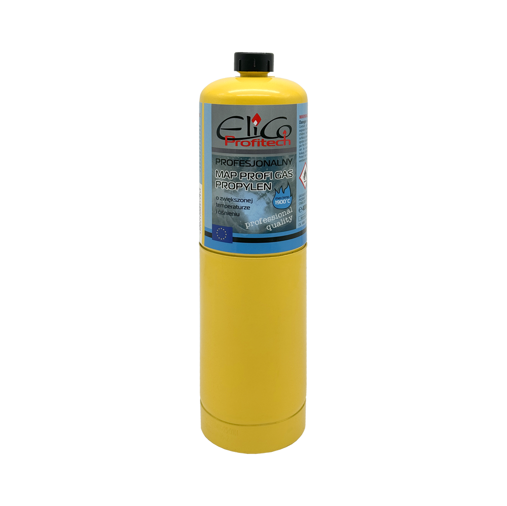 Gaz propylen typu mapp zasobnik gazowy kartusz 400g Elico U60900