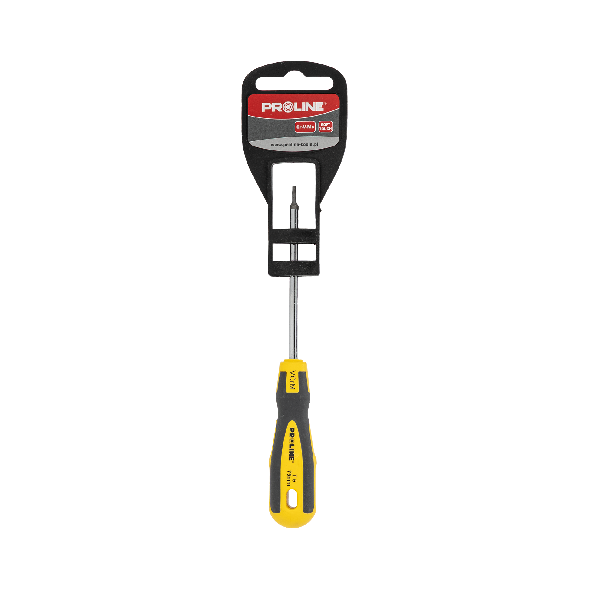 Wkrętak Torx z otworem T6x100 mm profesjonalny 's-t' zawieszka Proline ZR10182