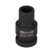 Nasadka udarowa 6-kątna Cr-Mo 1/2" 10 mm zawieszka Proline ZR18410
