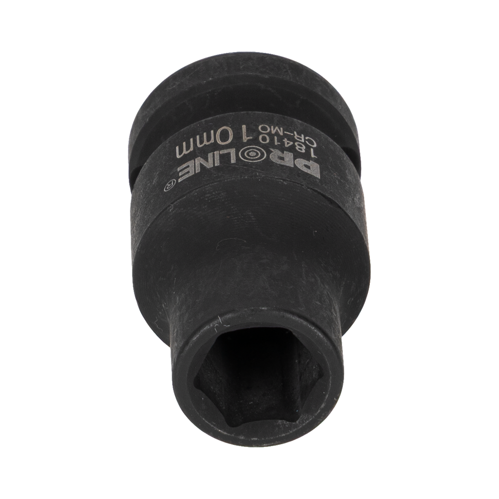 Nasadka udarowa 6-kątna Cr-Mo 1/2" 10 mm zawieszka Proline ZR18410