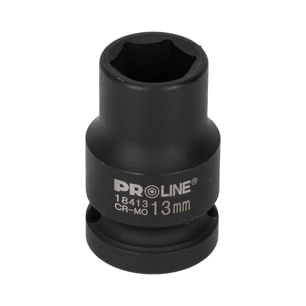 Nasadka udarowa 6-kątna Cr-Mo 1/2" 13 mm zawieszka Proline ZR18413