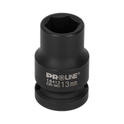Nasadka udarowa 6-kątna Cr-Mo 1/2" 13 mm zawieszka Proline ZR18413