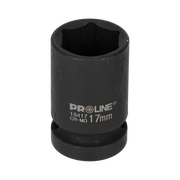 Nasadka udarowa 6-kątna Cr-Mo 1/2" 17 mm zawieszka Proline ZR18417