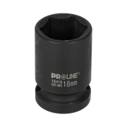 Nasadka udarowa 6-kątna Cr-Mo 1/2" 18 mm zawieszka Proline ZR18418