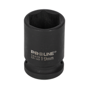 Nasadka udarowa 6-kątna Cr-Mo 1/2" 19 mm zawieszka Proline ZR18419