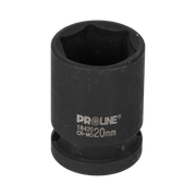 Nasadka udarowa 6-kątna Cr-Mo 1/2" 20 mm zawieszka Proline ZR18420