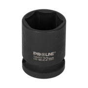 Nasadka udarowa 6-kątna Cr-Mo 1/2" 22 mm zawieszka Proline ZR18422